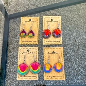 Set of 4 Earrings by Spirit of Nature